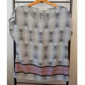 41 Hawthorn cap sleeve blouse